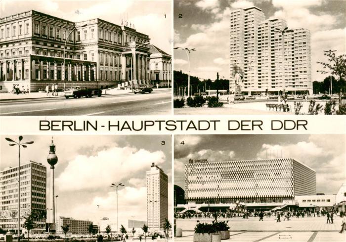 BERLIN  CITY Palais Unter den Linden Leninplatz Alexanderplatz Centrum Warenhaus