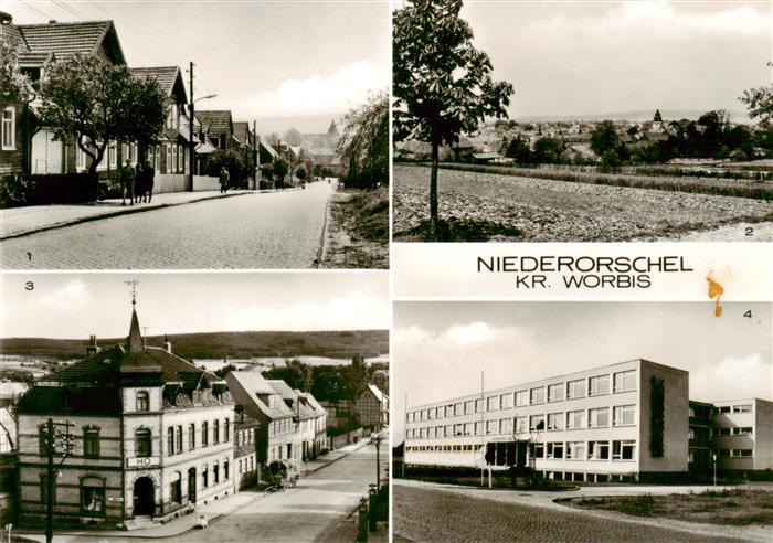 Niederorschel Friedrich Engels Strasse uebersicht Hauptstrasse Dr Theo Neubauer