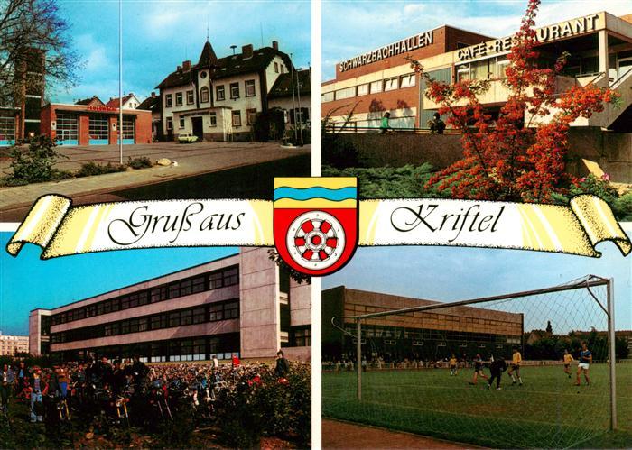 Kriftel Haus der Vereine mit Feuerwehrgeraetehaus Gesamtschule Schwarzbachhalle