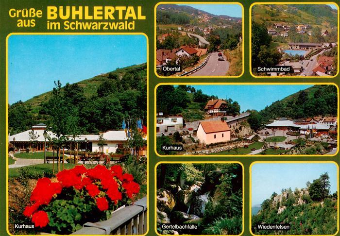 Buehlertal Kurhaus Obertal Schwimmbad Kurhaus Gertelbachfaelle Wiedenfelsen