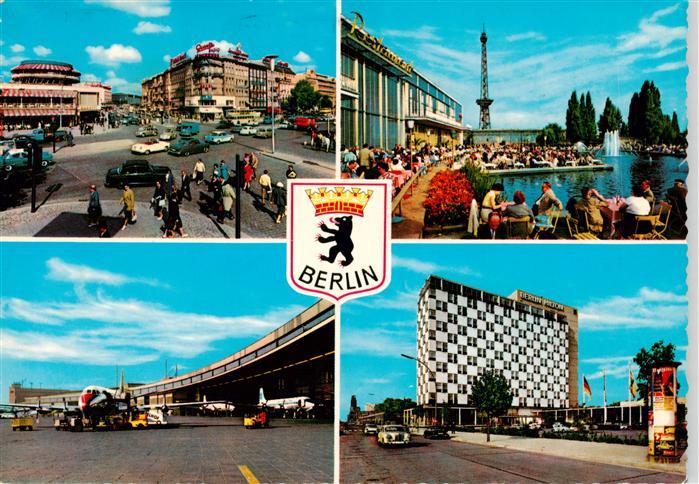 BERLIN  CITY Teilansichten Flugplatz Hilton Hotel