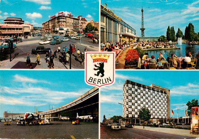 BERLIN  CITY Stadtplatz Flughafen Hilton Hotel