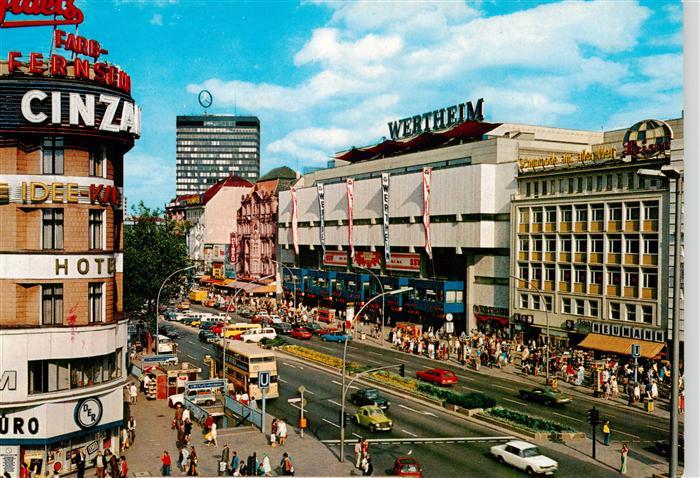 BERLIN  CITY Kurfuerstendamm mit Blick zum Europa Center
