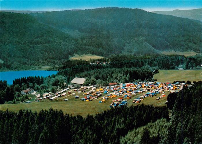 TITISEE Schwarzwald BW Campingplatz Fliegeraufnahme