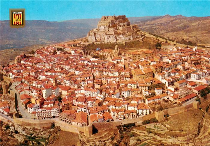 Morella Castellon ES Fliegeraufnahme