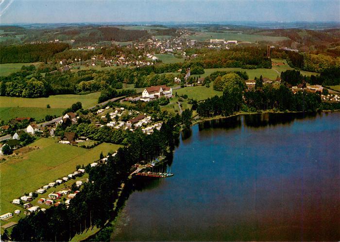 Marienheide VdK Haus Brucher Talsperre Fliegeraufnahme