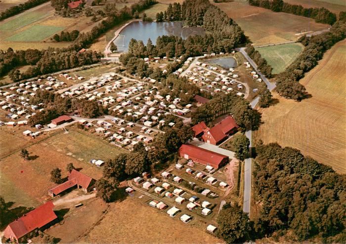 Ladbergen Fliegeraufnahme mit Waldsee