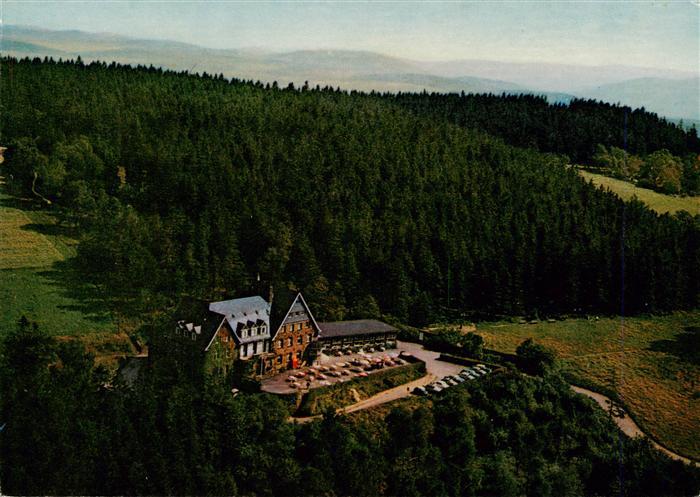 Dahle Altena Kohlberghaus Hotel Restaurant Kaffeeterrasse Fliegeraufnahme