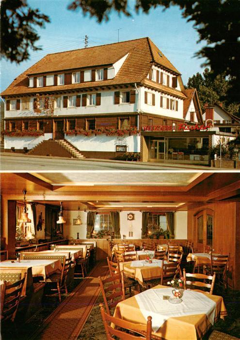 Unterharmersbach Gasthof Roessle Gastraum