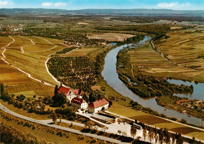 Vogelsburg Volkach Bayern Fliegeraufnahme