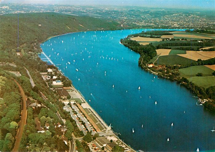 Essen  Ruhr Fliegeraufnahme mit Baldeneysee