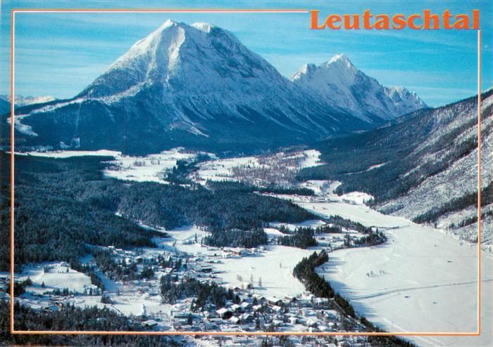 Leutaschtal Tirol AT Fliegeraufnahme