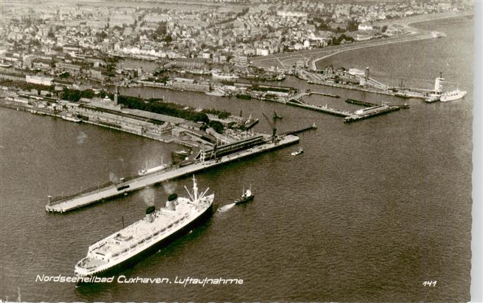 Cuxhaven Nordseebad Fliegeraufnahme