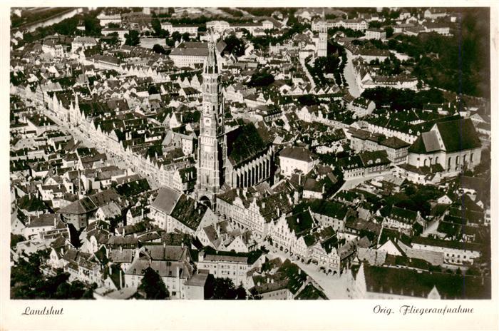 Landshut Isar Fliegeraufnahme