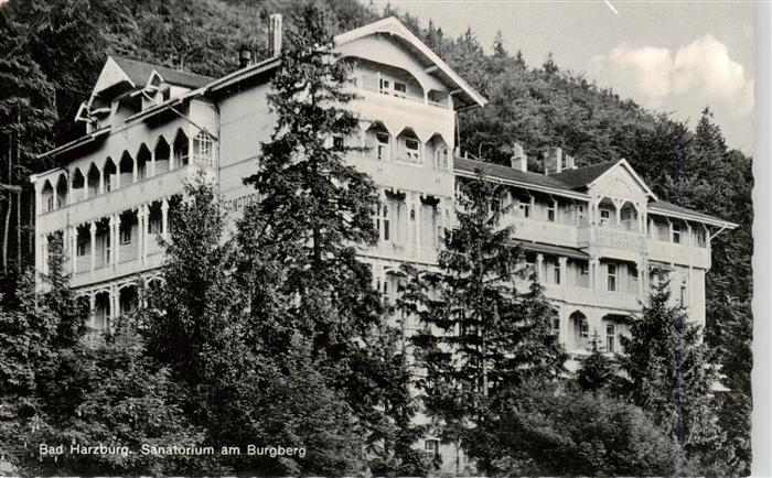 Bad Harzburg Sanatorium am Burgberg
