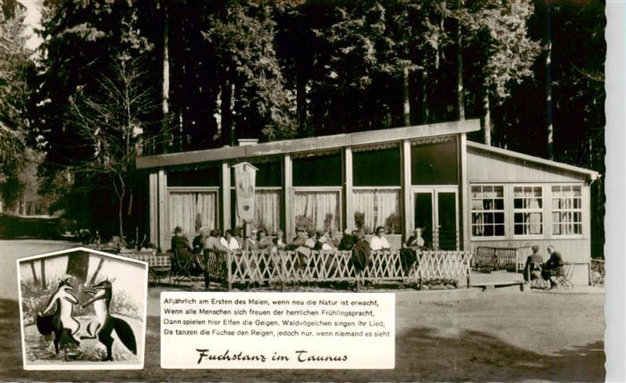 Koenigstein  Taunus Gaststaette Fuchstanz