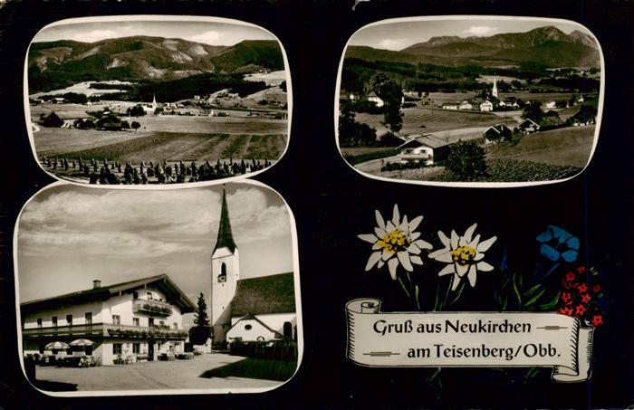 Neukirchen Teisenberg Panorama Gasthaus Kirche