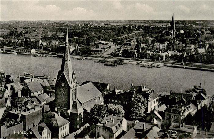 Flensburg  Schleswig-Holstein Fliegeraufnahme
