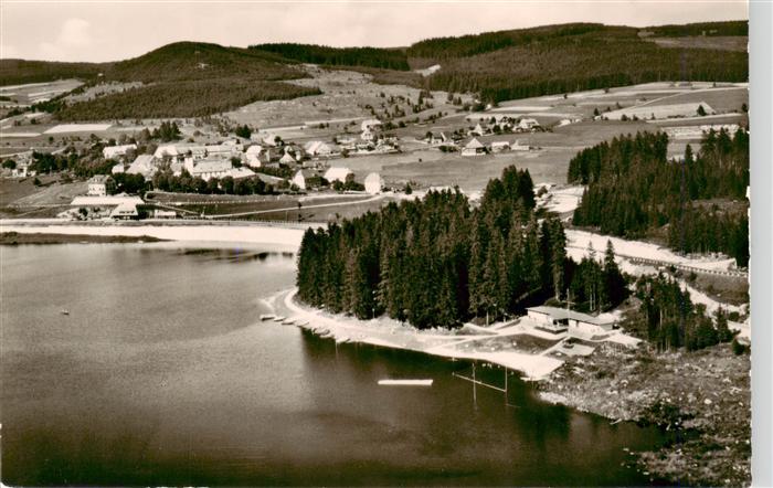 Schluchsee Fliegeraufnahme mit Strandbad