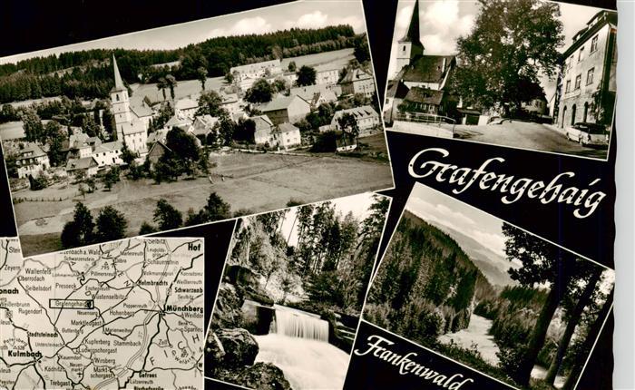 Grafengehaig Ortsansichten Wasserfall Panorama