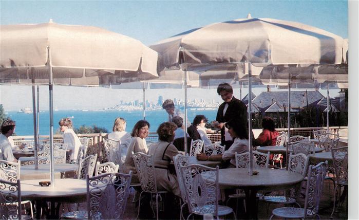 Sausalito California USA The Continental Alta Mira Hotel Terrasse