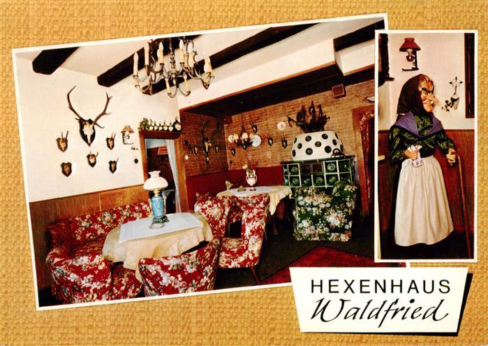 Oberthulba Hexenhaus Waldfried Gaststube Hexe