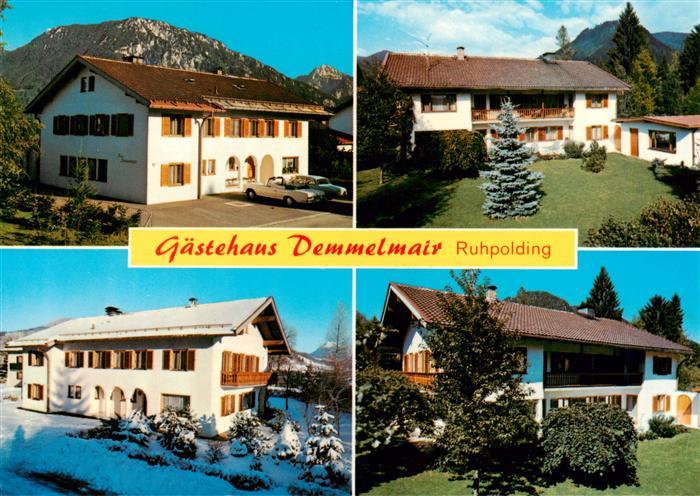 Ruhpolding Bayern Gaestehaus Demmelmair Teilansichten