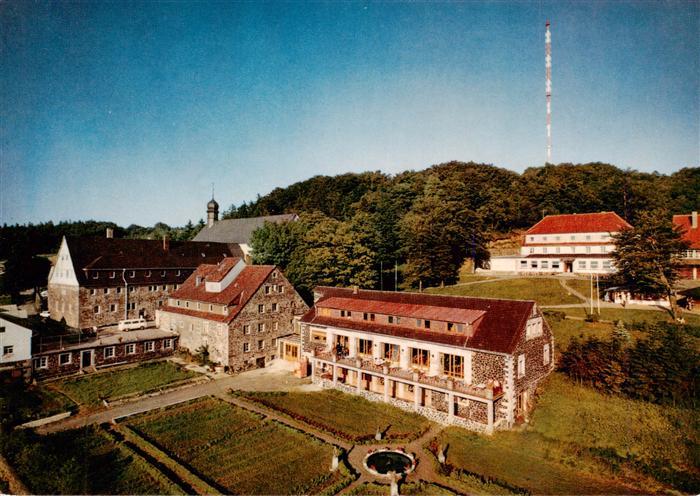Kreuzberg  932m Rhoen Kloster Bischofsheim Kloster Kreuzberg Fliegeraufnahme