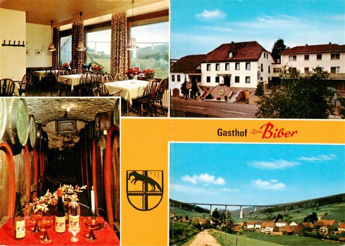 Speicherz Rhoen Motten Bayern Gasthof Zum Biber Gastraum Weinkeller Autobahnbrue