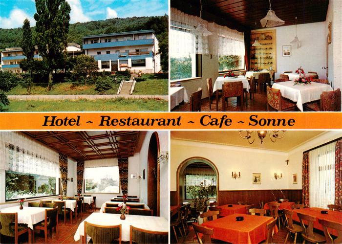 Wuergau Hotel Restaurant Cafe Sonne Gastraeume