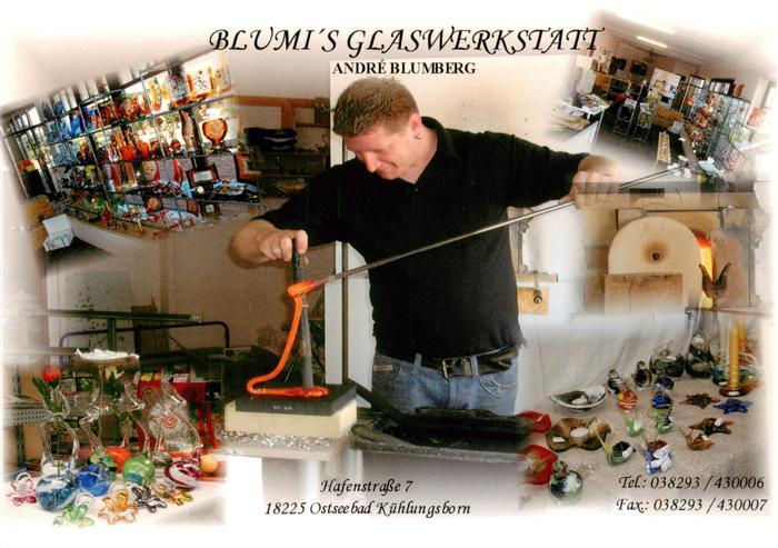 Kuehlungsborn Ostseebad Blumis Glaswerkstatt Andreas Blumberg Details