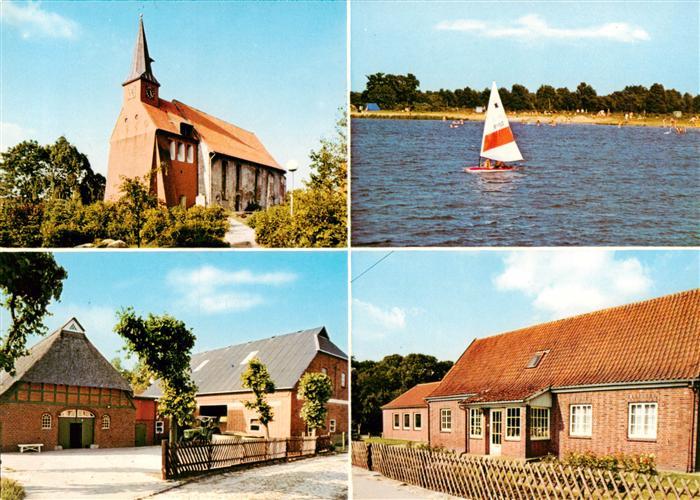 Stotel Kirche Ortsmotive Segelpartie