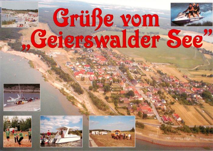 Geierswalde Hoyerswerda Panorama vom Geierswalder See Teilansichten