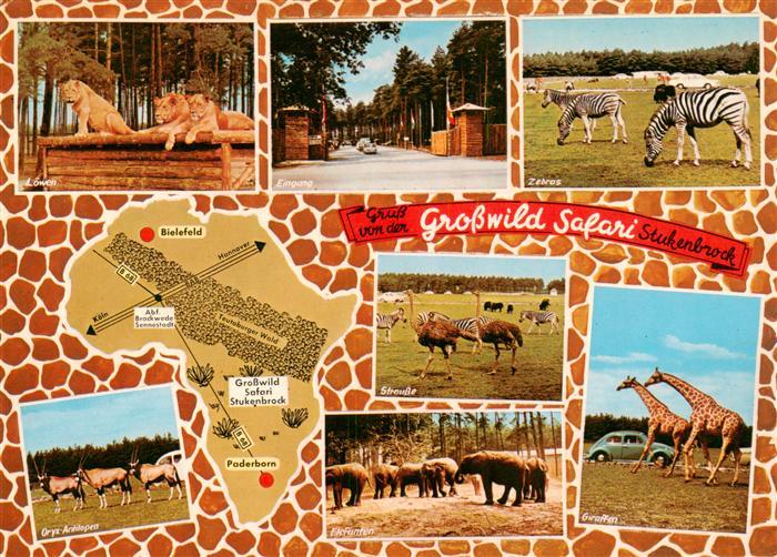 Stukenbrock Schloss Holte-Stukenbrock Senne Grosswild Safari Teilansichten