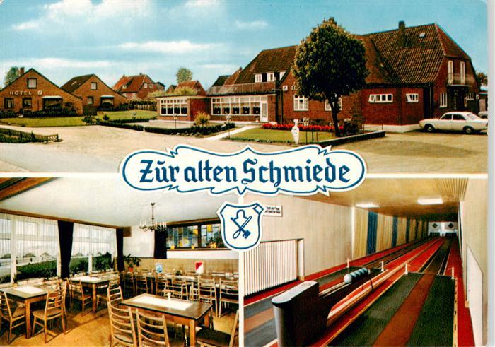 Schmiedendorf Hotel Restaurant Zur alten Schmiede Gaststube Kegelbahn