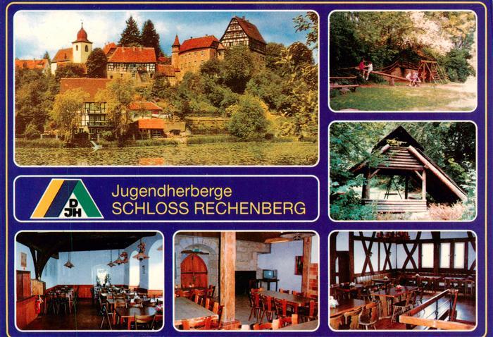 Rechenberg Stimpfach Jugendherberge Schloss Rechenberg Gastraeume Kinderspielpla