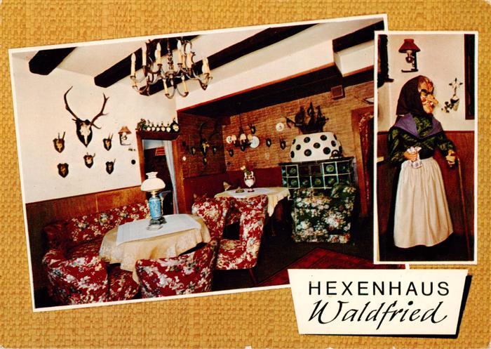 Oberthulba Jagdhaus Hexenhaus Waldfried Gaststube Hexe