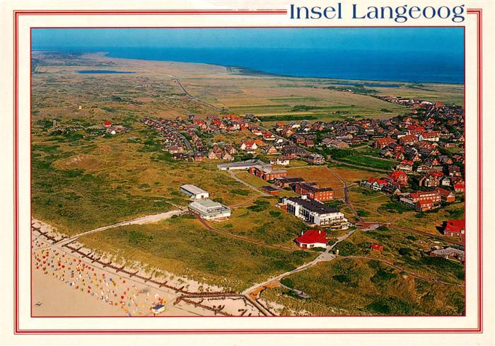 Langeoog Nordseebad Fliegeraufnahme