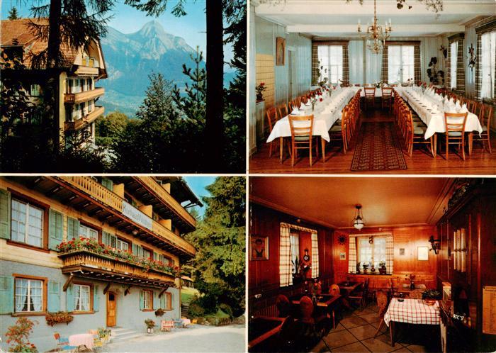 Mels SG Ferienparadies Hotel Waldheim Gastraeume