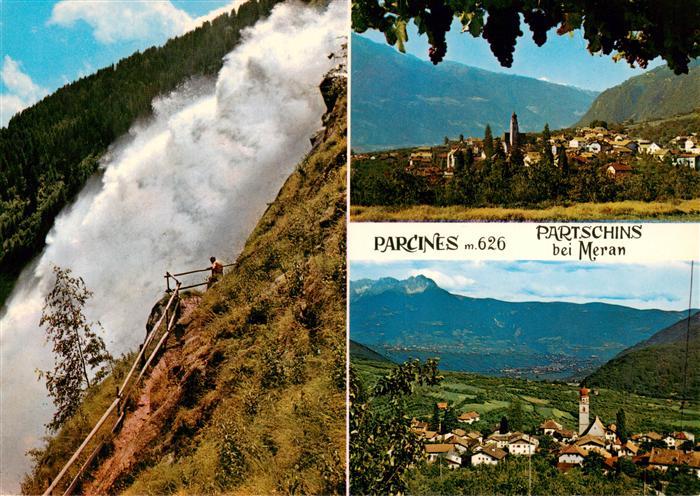 Partschins Parcines IT Wasserfall Panorama