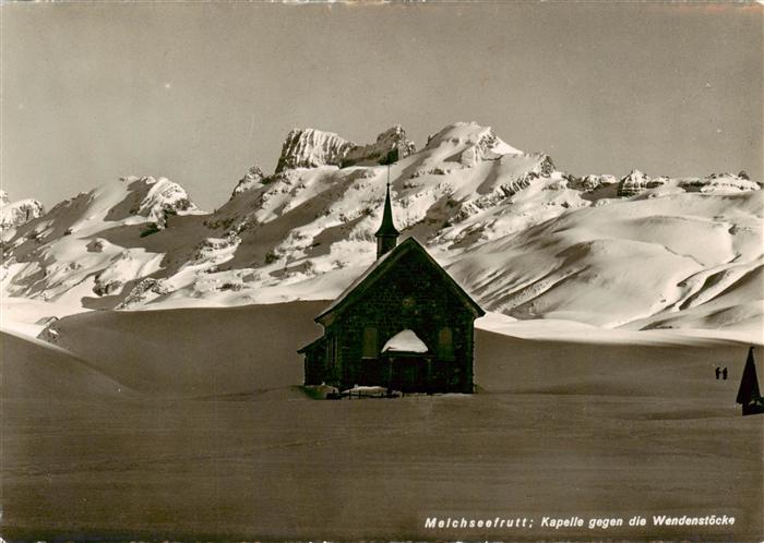 Melchsee-Frutt Kapelle mit den Wendenstoecken