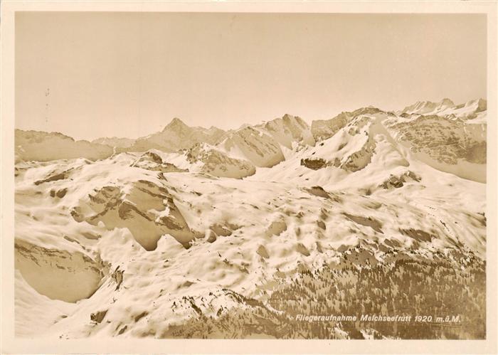 Melchsee-Frutt Fliegeraufnahme