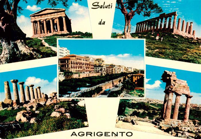 Agrigento Sicilia IT Tempio della Concordia Tempio di Giunone Viale della Vittor