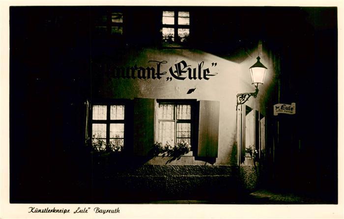 BAYREUTH Bayern Kuenstlerkneipe Eule