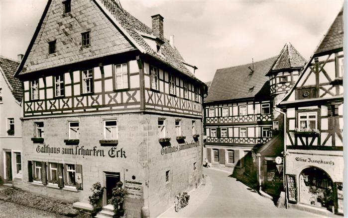 Kronach Oberfranken Gasthaus zum Scharfen Eck