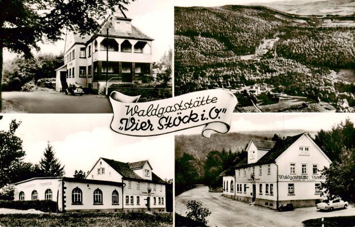 Vier Stoeck Odenwald Waldgaststaette Zum Burgviertel