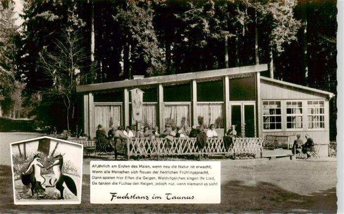 Koenigstein  Taunus Restaurant Fuchstanz im Taunus