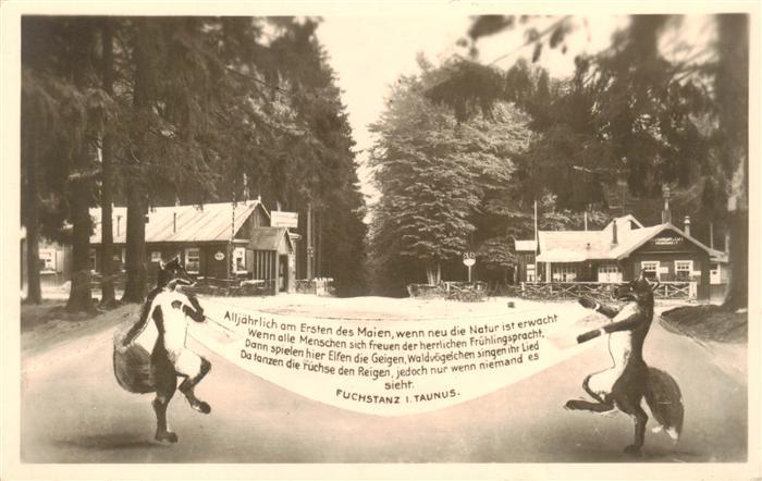 Koenigstein  Taunus Gaststaette Fuchstanz im Taunus