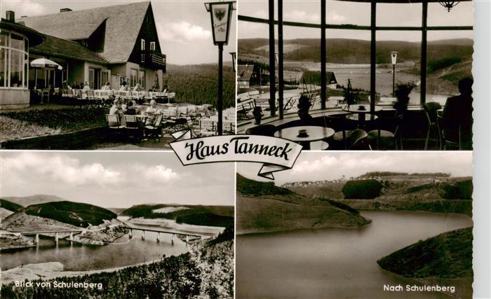 Schulenberg Oberharz Hotel Gaststaette Haus Tanneck Terrasse Blick von Schulenbe
