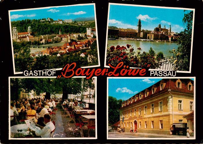 PAssAU Bayern Gasthof Bayerischer Loewe Gastraum Panorama